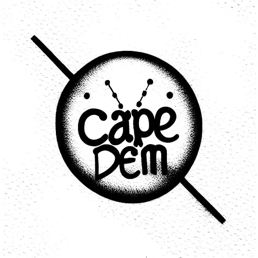 carpe diem  tattoo design idea