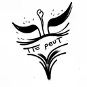 live in the present tattoo design idea