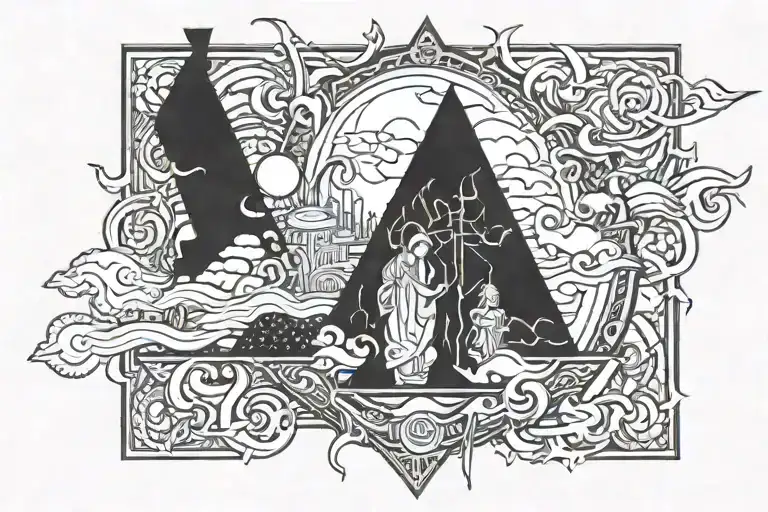 GODS PLAN tattoo design idea