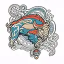 buffalo bills logo tattoo design idea