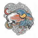 buffalo bills logo tattoo design idea