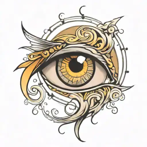 storm eye tattoo tattoo design idea
