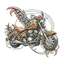 turbo tattoo design idea