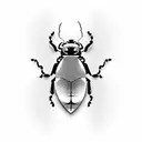 Ladybug tattoo design idea