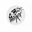 Ladybug tattoo design idea