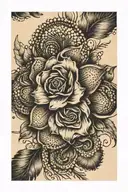 sepia tattoo design idea