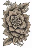 sepia tattoo design idea