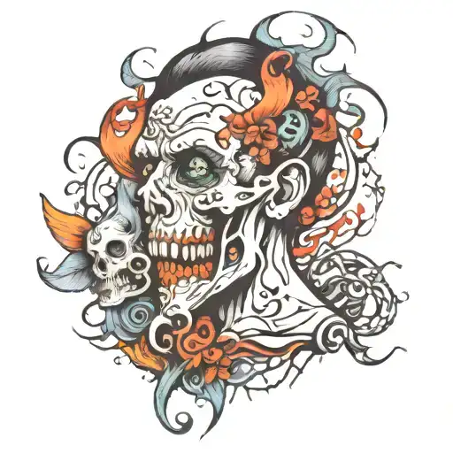 schizophrenia tattoo design idea