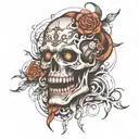 schizophrenia tattoo design idea