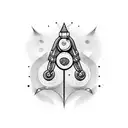 libra and gemini tattoo design idea