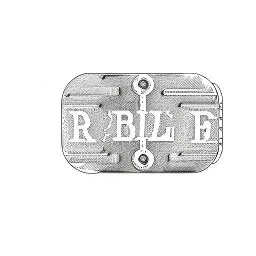 a red bull pill tattoo design idea