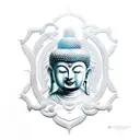 buddhist tattoo design idea