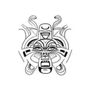 totem pole  tattoo design idea