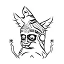 totem pole  tattoo design idea