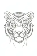goth tigger tattoo design idea