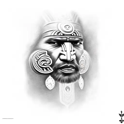 maori warrior tattoo design idea