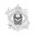 marae scene tattoo design idea