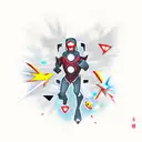 pokemon ironman tattoo design idea