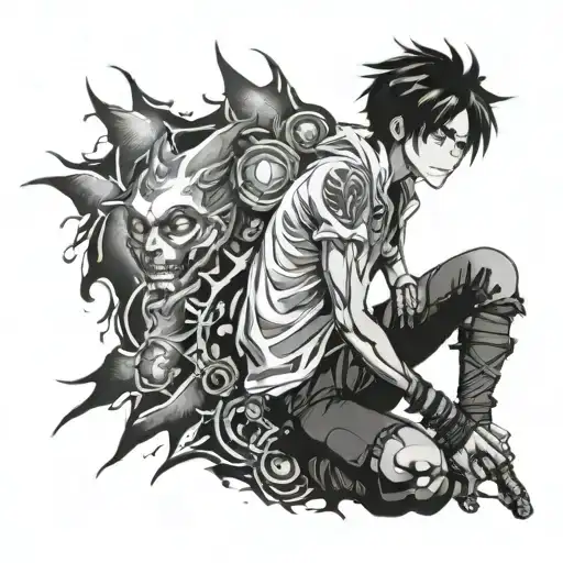 Eren yeager tattoo design idea