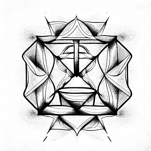 penrose triangle tattoo design idea
