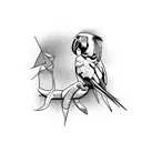 macaws tattoo design idea