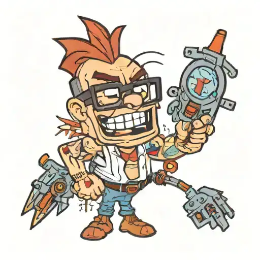 Dexter laboratory   tattoo design idea