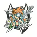 Dexter laboratory   tattoo design idea