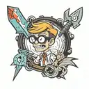 Dexter laboratory   tattoo design idea