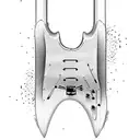 stratocaster, flying v, explorer guitar tattoo design idea