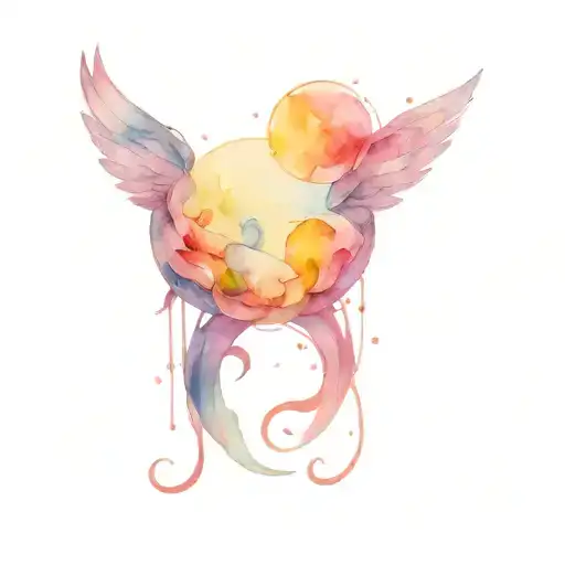 miscarriage pregnancy loss tattoo mixed together symbolizing tattoo design idea