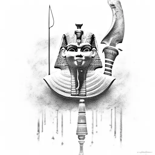 Egyptain God Horus tattoo design idea