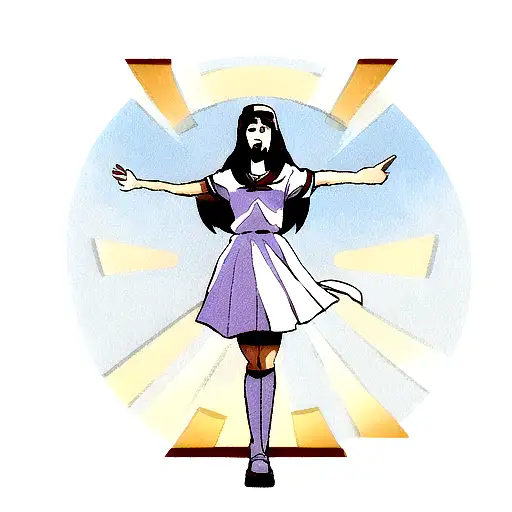 Jesus tattoo design idea