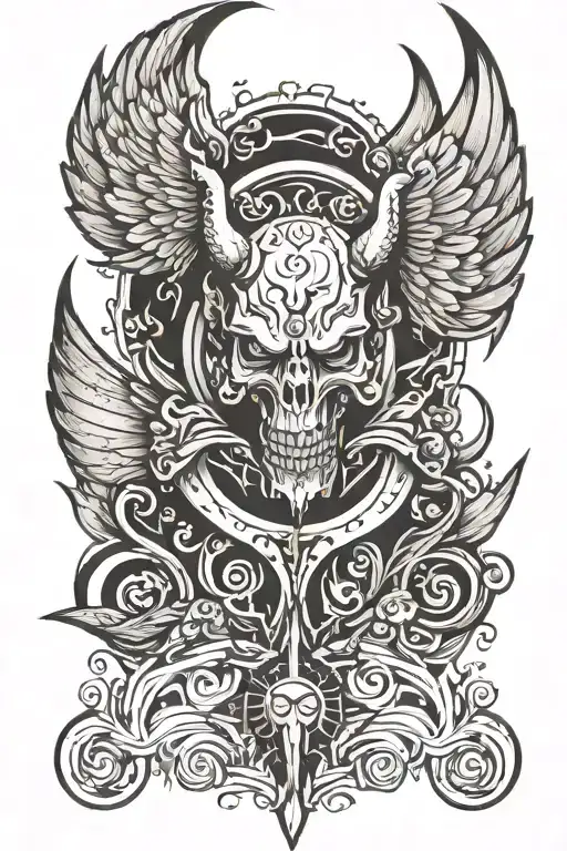 Demon Wing tattoo design idea