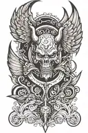 Demon Wing tattoo design idea