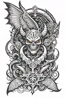 Demon Wing tattoo design idea