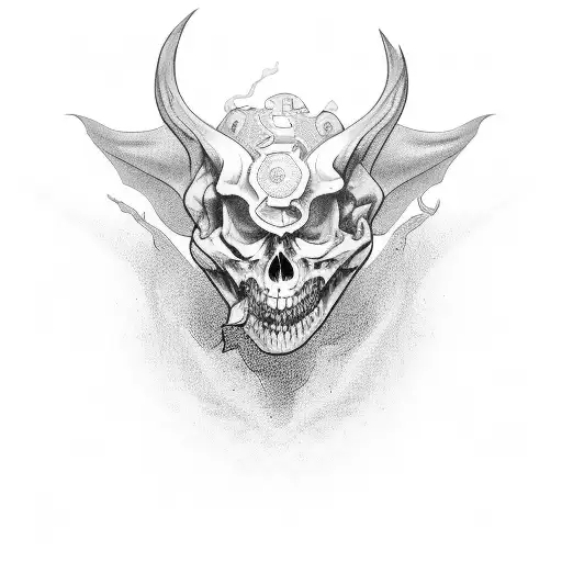 trust no one tattoo design idea