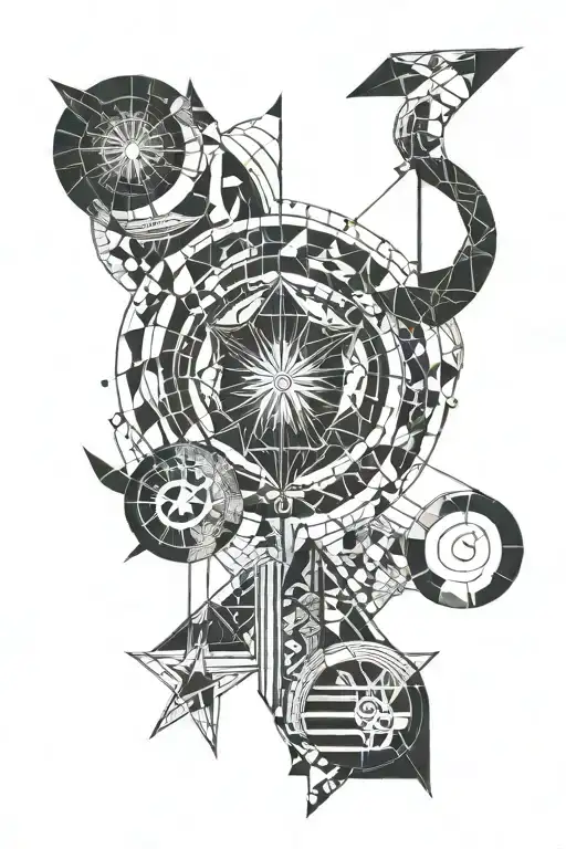 astrological sign of scorpio gemini sagittarius libra virgo tattoo design idea