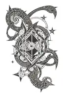 astrological sign of scorpio gemini sagittarius libra virgo tattoo design idea