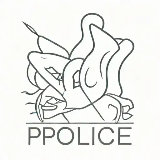 fuck the police  tattoo design idea