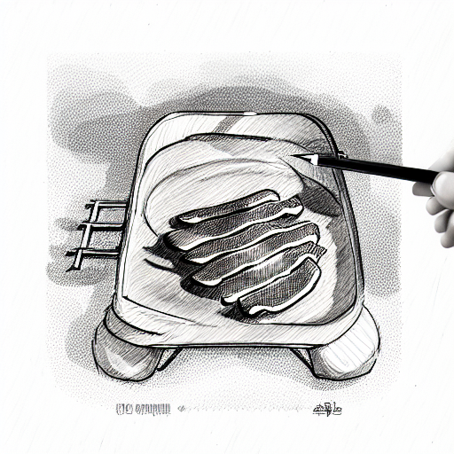 bbq spicy steak tattoo design idea