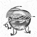 bbq tattoo design idea