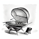 bbq spicy  tattoo design idea