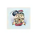 London 1800s Street corner sign tattoo design idea