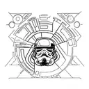 star wars republic  tattoo design idea