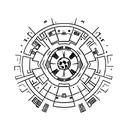 star wars republic logo tattoo design idea