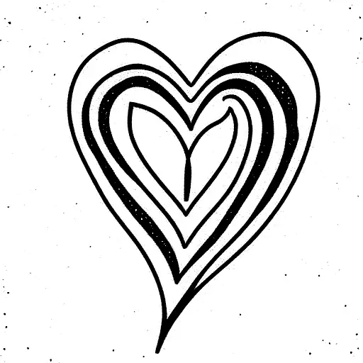 Dagger feminine hearts girly sparkle tattoo design idea