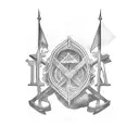 sic parvis magna tattoo design idea