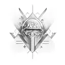 sic parvis magna tattoo design idea