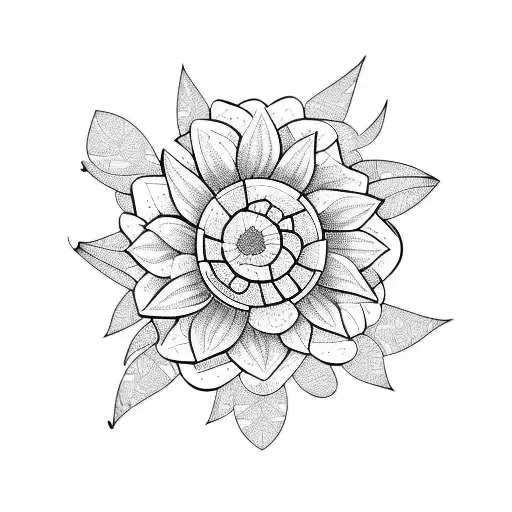 flores e animais  tattoo design idea