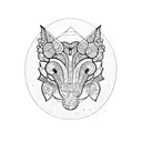 flores e animais  tattoo design idea